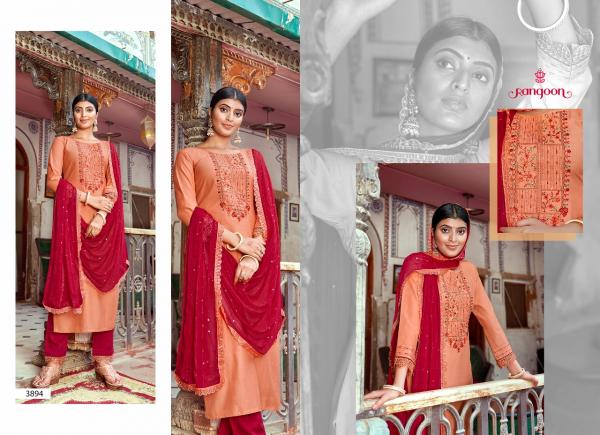 Rangoon Hi Five Silk Work Designer Readymade Suit